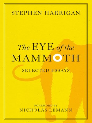 cover image of The Eye of the Mammoth